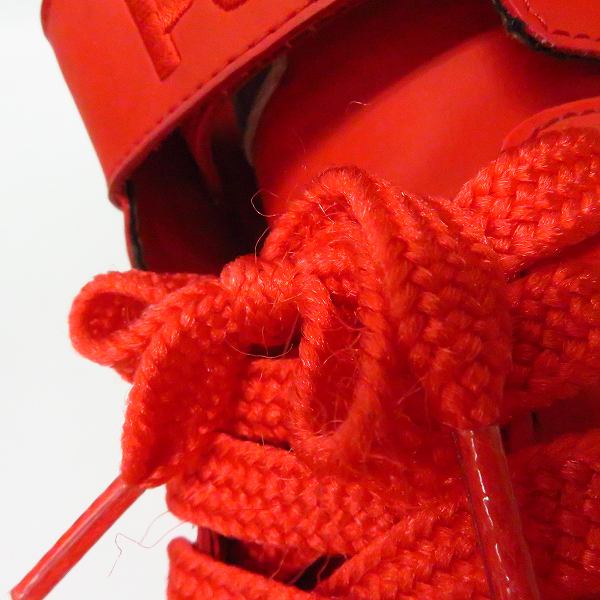 実際に弊社で買取させて頂いたPUMA×MIHARA YASUHIRO/プーマ×ミハラヤスヒロ ハイカットスニーカー 赤/28.0の画像 7枚目