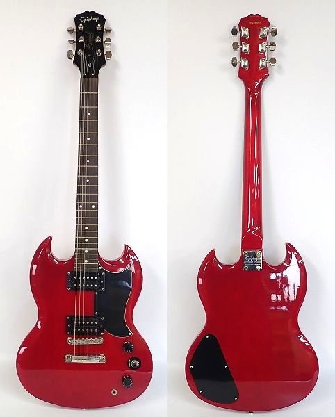 実際に弊社で買取させて頂いた★Epiphone/エピフォン SG Special エレキギター ソフトケース付の画像 1枚目