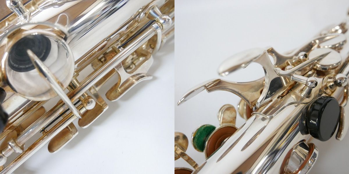 実際に弊社で買取させて頂いた★SELMER/セルマー Super Action 80 SERIES II/SA80 シリーズII 彫刻無し アルトサックス ハードケース付きの画像 8枚目