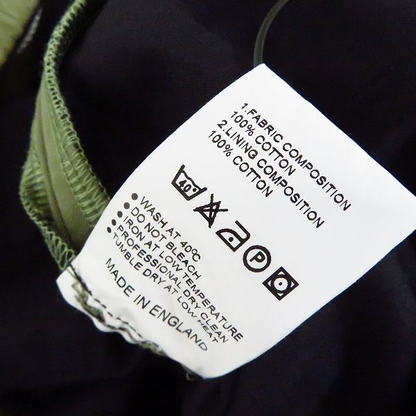 実際に弊社で買取させて頂いた【未使用】Hussein Chalayan/フセイン・チャラヤン SHORTS ショーツ/ハーフパンツ オリーブ YUR303/46の画像 5枚目