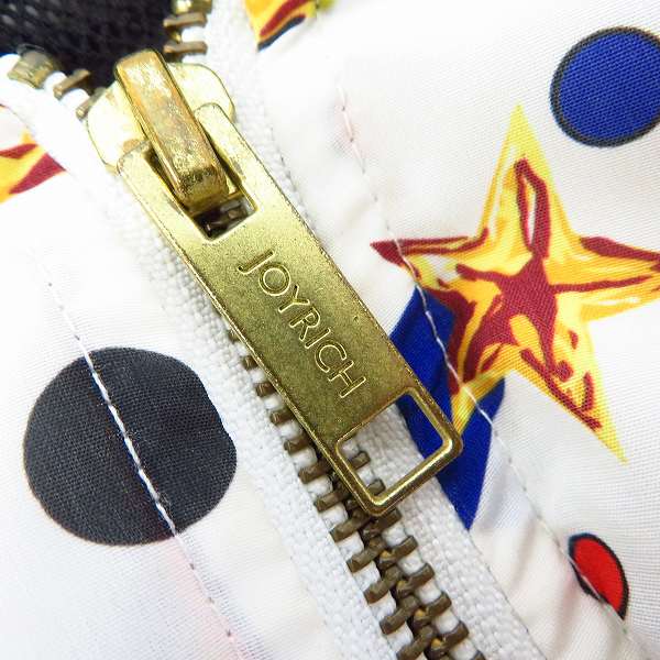 実際に弊社で買取させて頂いたJOYRICH/ジョイリッチ チェーン/スター 総柄 ジップブルゾン/ジャケット Lの画像 5枚目