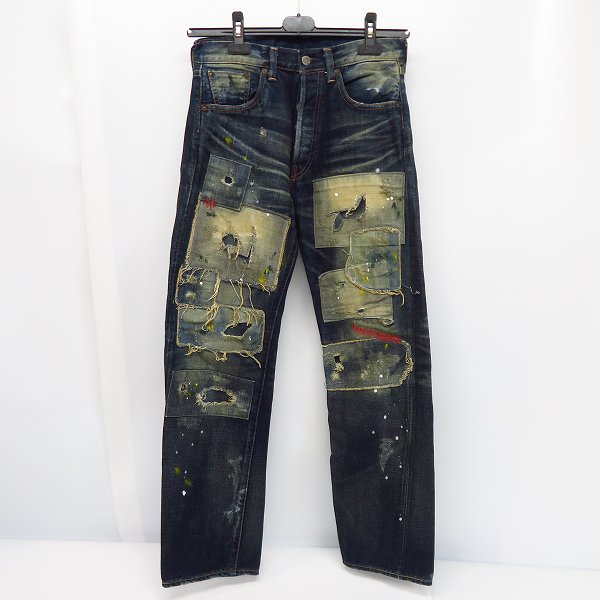LEVI'S/リーバイス 501XX 1955モデル レイバークラッシュド デニム