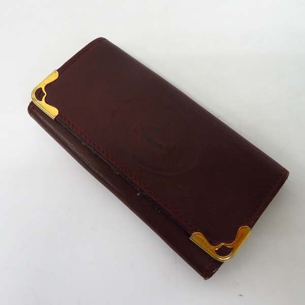 実際に弊社で買取させて頂いたCartier/カルティエ マストライン レザー 4連キーケース ボルドー