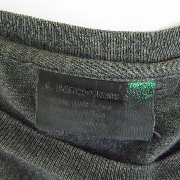 実際に弊社で買取させて頂いたUNDERCOVER×WTAPS/アンダーカバー×ダブルタップス 00SS 愚者世代 プリント Tシャツ Mの画像 2枚目