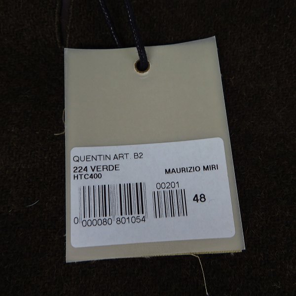 実際に弊社で買取させて頂いた【未使用/定価20万↑】Maurizio Miri/マウリッツォ・ミリ 18AW QUENTIN ART.B2 カットオフ テーラードジャケット HTC400/48の画像 6枚目