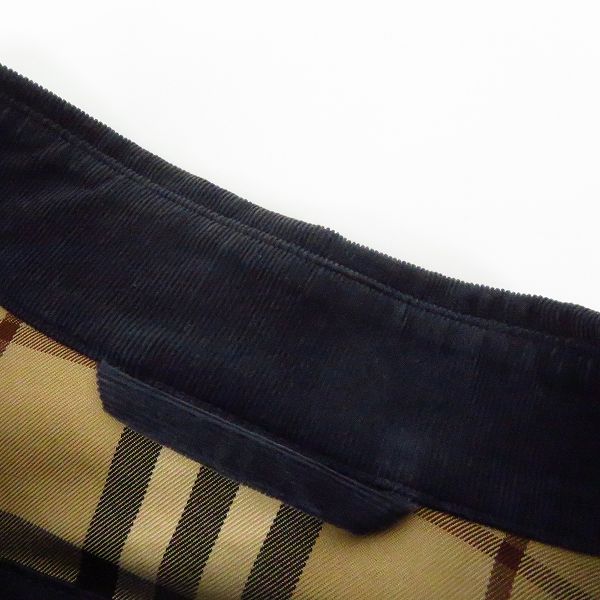 実際に弊社で買取させて頂いたBurberry LONDON/バーバリー ロンドン コットン シャツジャケット BBP30-109-28 size：Lの画像 5枚目