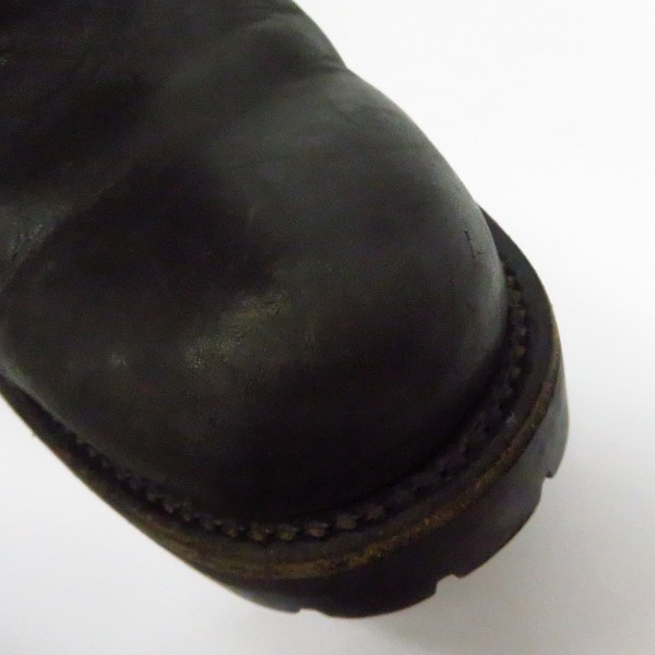 実際に弊社で買取させて頂いたBACKLASH/バックラッシュ サイドジップ レザーブーツの画像 6枚目