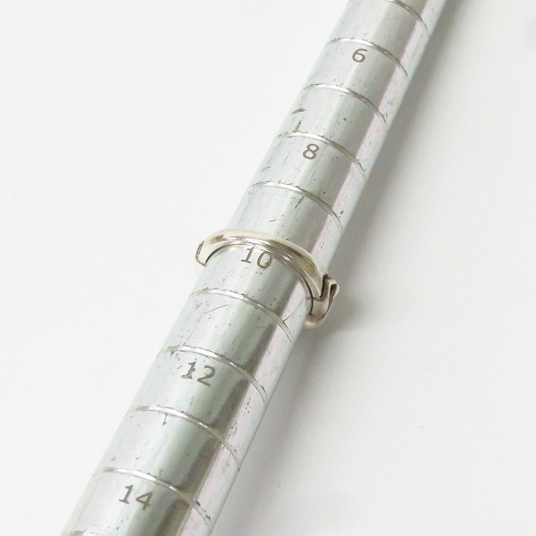 実際に弊社で買取させて頂いたDEAL DESIGN/ディールデザイン ジークレフリング SV925×K10/10号の画像 6枚目