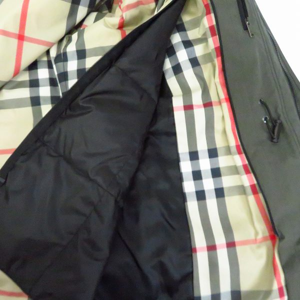 実際に弊社で買取させて頂いたBURBERRY LONDON/バーバリー ロンドン マウンテンパーカー ノバチェック コート ジャケット  NOH89/LLの画像 6枚目