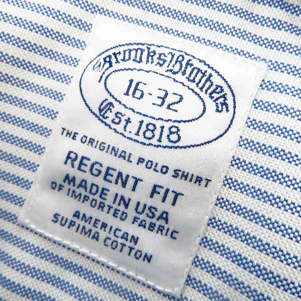 実際に弊社で買取させて頂いた【未使用含む】Brooks brothers/ブルックスブラザーズ ボタンダウン オックスフォードシャツ 16-32 2点セットの画像 2枚目