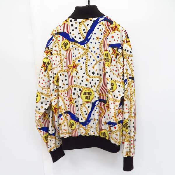 実際に弊社で買取させて頂いたJOYRICH/ジョイリッチ チェーン/スター 総柄 ジップブルゾン/ジャケット Lの画像 1枚目