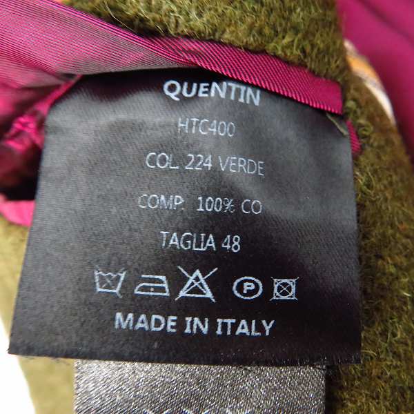 実際に弊社で買取させて頂いた【未使用/定価20万↑】Maurizio Miri/マウリッツォ・ミリ 18AW QUENTIN ART.B2 カットオフ テーラードジャケット HTC400/48の画像 5枚目