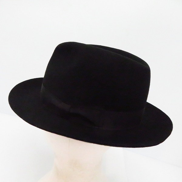 実際に弊社で買取させて頂いたCUSTOM MADE FOR CA4LA/カスタムメイド フォー カシラ 中折れ ウール ハット 帽子 NOX00237の画像 1枚目