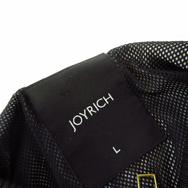 実際に弊社で買取させて頂いたJOYRICH/ジョイリッチ チェーン/スター 総柄 ジップブルゾン/ジャケット Lの画像 2枚目