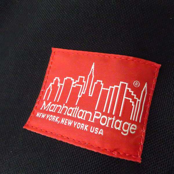 実際に弊社で買取させて頂いたMANHATTAN Portage/マンハッタンポーテージ CORDURA/コーデュラナイロン 黒/赤 ショルダーバッグ 2点セットの画像 3枚目