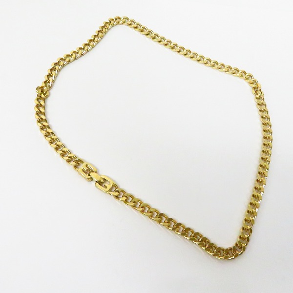 実際に弊社で買取させて頂いたGIVENCHY/ジバンシイ Gロゴ ゴールドカラー ネックレスチェーン