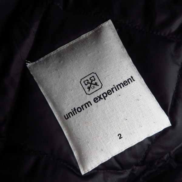 実際に弊社で買取させて頂いたUNIFORM EXPERIMENT/ユニフォームエクスペリメント キルティング ダウンベスト UE-134048 2の画像 2枚目
