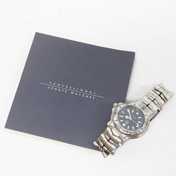 実際に弊社で買取させて頂いたTAG HEUER/タグホイヤー プロフェッショナル デイト WH1215-K1【動作未確認】の画像 5枚目