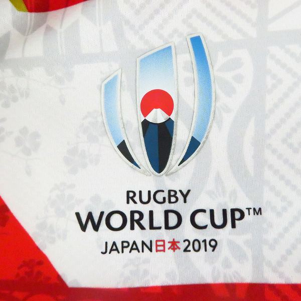 実際に弊社で買取させて頂いたCANTERBURY/カンタベリー ラグビー 日本代表 ワールドカップ 2019 レプリカ ユニフォーム/XLの画像 5枚目