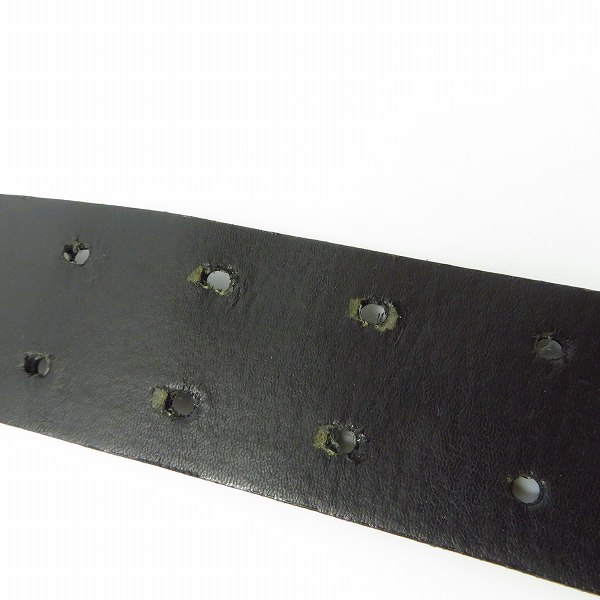 実際に弊社で買取させて頂いたGIVENCHY/ジバンシイ スター/星 スタッズ レザーベルト ブラック/黒の画像 6枚目