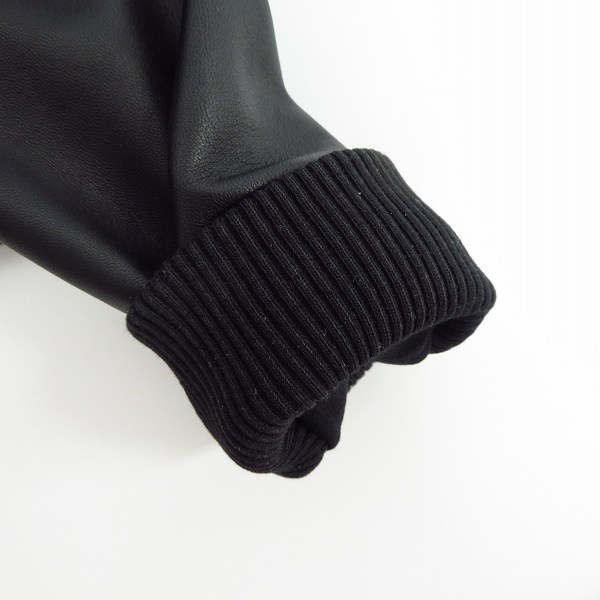 実際に弊社で買取させて頂いたGIVENCHY/ジバンシイ ラムレザー サイドジップスウェット/14F 7200 653/XSの画像 5枚目