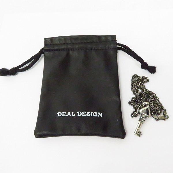 実際に弊社で買取させて頂いたDEAL DESIGN/ディールデザイン スカルスペード キーペンダント ネックレス SV925の画像 7枚目