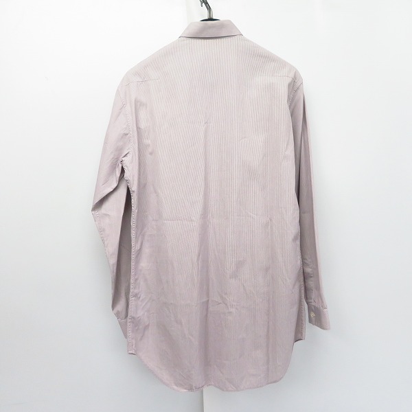 実際に弊社で買取させて頂いた【JPタグ】Dior HOMME/ディオールオム/Dior HOMME 胸ワッペンデザインピンストライプ長袖シャツ 663C516A3547/37の画像 1枚目
