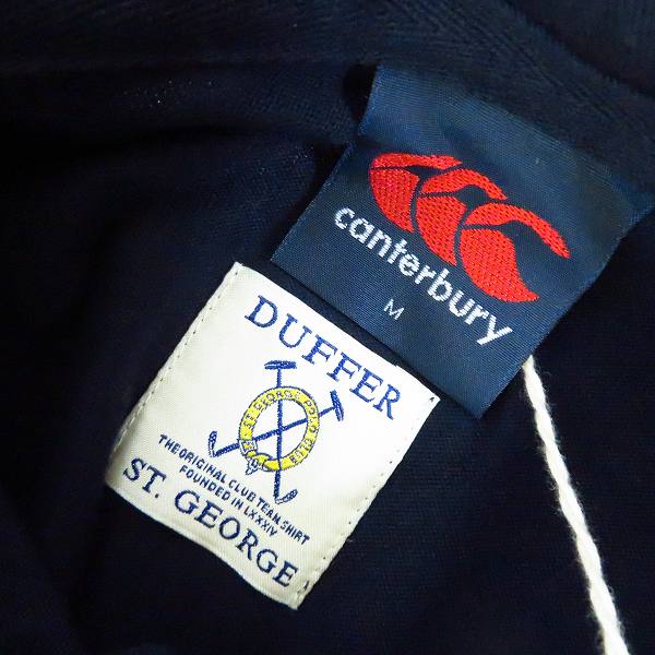 実際に弊社で買取させて頂いた【未使用】CANTERBURY×DUFFER/カンタベリー×ダファー ラグビージャージ/Mの画像 2枚目