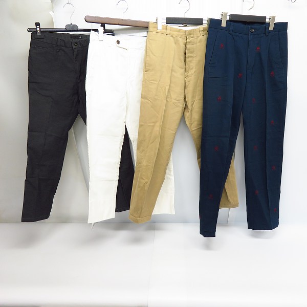 実際に弊社で買取させて頂いたYAECA/ヤエカ Brooks Brothers/ブルックスブラザーズ 他 パンツ size：M/W28/29/W30 4点セット
