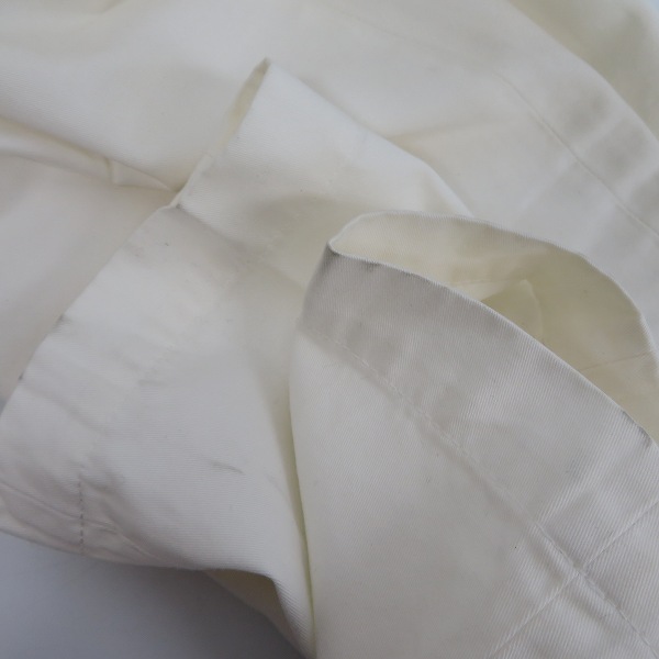 実際に弊社で買取させて頂いたDRIES VAN NOTEN/ドリスヴァンノッテン スリムコットンパンツ ホワイト/44の画像 4枚目