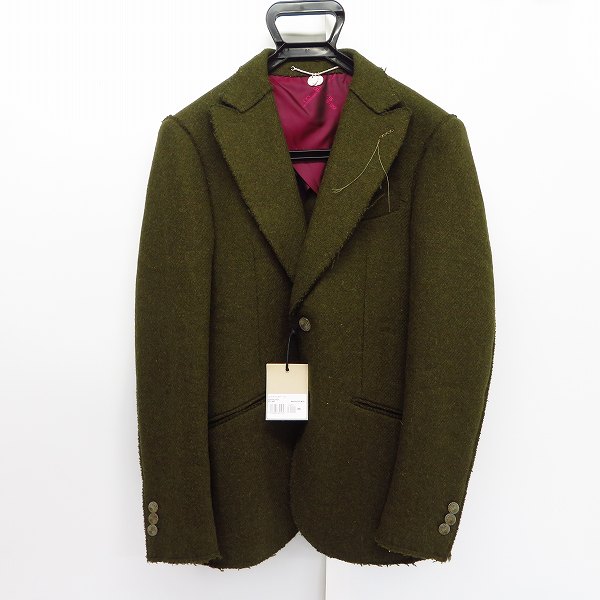 実際に弊社で買取させて頂いた【未使用/定価20万↑】Maurizio Miri/マウリッツォ・ミリ 18AW QUENTIN ART.B2 カットオフ テーラードジャケット HTC400/46