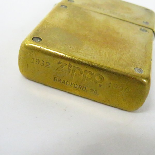 ZIPPO/ジッポー SOLID BRASS ソリッドブラス 1989年製 /LPL