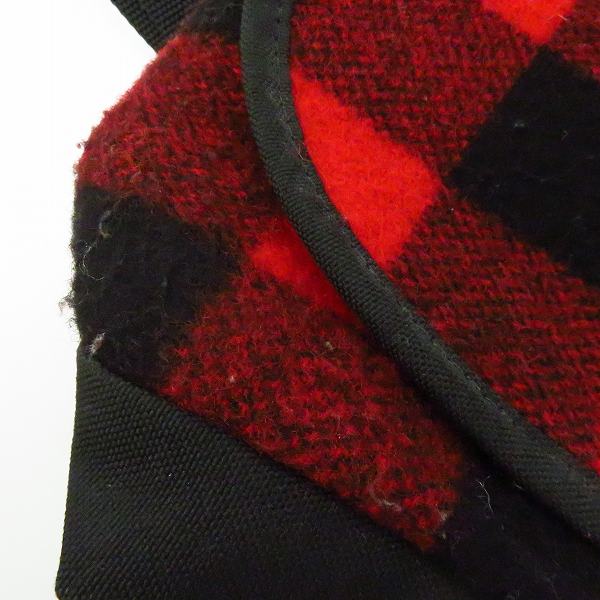 実際に弊社で買取させて頂いたManhattan Portage×WOOLRICH/マンハッタンポーテージ×ウールリッチ チェック ショルダーバッグ他 2点セットの画像 5枚目