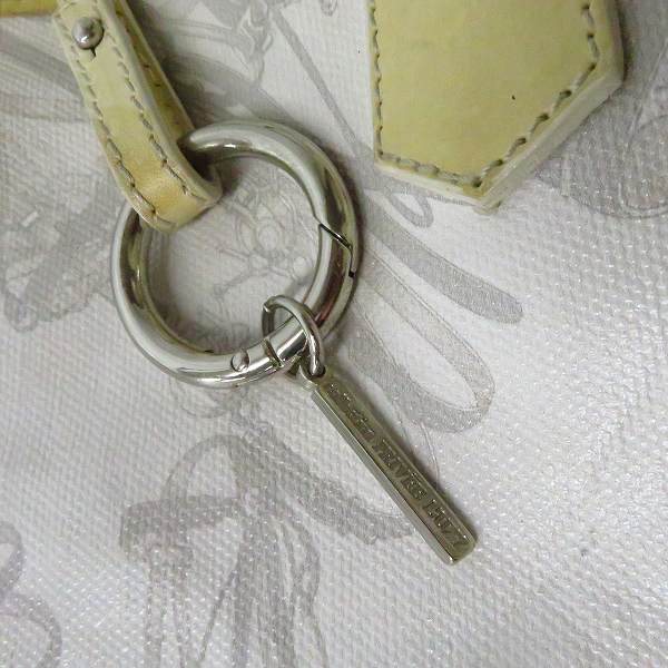 実際に弊社で買取させて頂いたcollection PRIVEE?/コレクションプリヴェ 総柄トートバッグ ホワイトの画像 9枚目