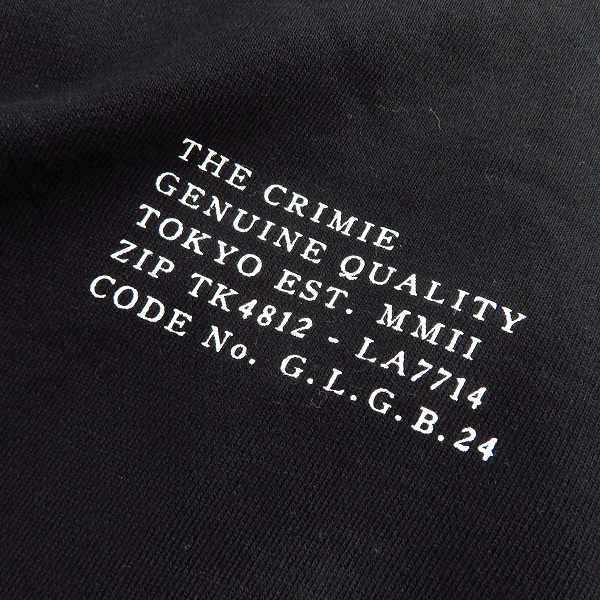 実際に弊社で買取させて頂いたCRIMIE/クライミー SWEAT PARKA MILITARY CODE/スウェット パーカー ミリタリーコード フーディー C1K1-SW13/Sの画像 4枚目