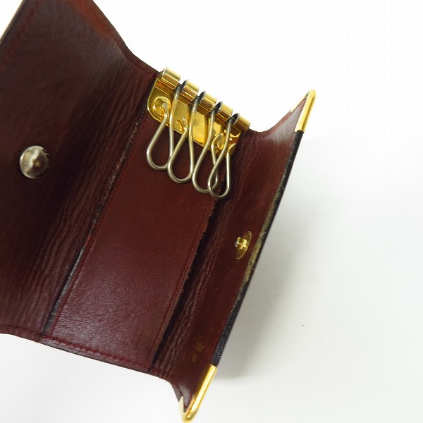 実際に弊社で買取させて頂いたCartier/カルティエ マストライン レザー 4連キーケース ボルドーの画像 2枚目