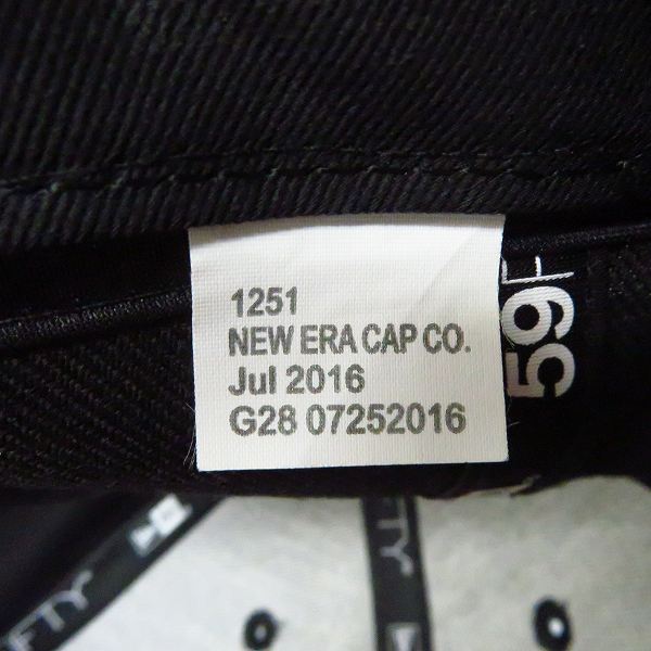 実際に弊社で買取させて頂いたNEW ERA×BLVCK SCVLE/ニューエラ×ブラックスケール 刺繍ロゴ/キャップの画像 6枚目