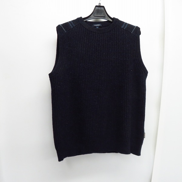実際に弊社で買取させて頂いたBURBERRY LONDON/バーバリーロンドン シルク混ニットベスト/M