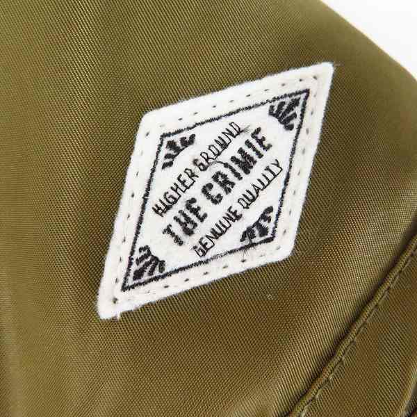 実際に弊社で買取させて頂いたCRIMIE/クライミー  裏地チェック ナイロン ミリタリー MA-1ジャケット C1E5-JK17/Mの画像 2枚目