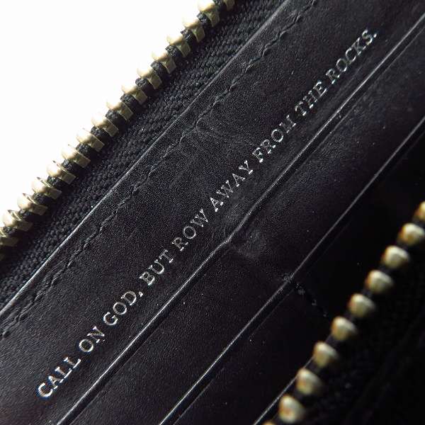 実際に弊社で買取させて頂いたTHE CRIMIE/クライミー ラウンドジップ/ファスナー レザーウォレット/長財布の画像 5枚目
