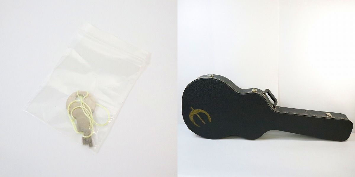 実際に弊社で買取させて頂いた★Epiphone/エピフォン Sorrento VT OR ソレント フルアコ エレキギター ハードケース付きの画像 9枚目
