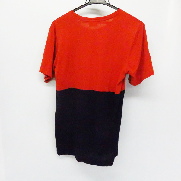 実際に弊社で買取させて頂いたDRIES VAN NOTEN/ドリスヴァンノッテン バイカラー/切り替え 半袖Tシャツ Sの画像 1枚目