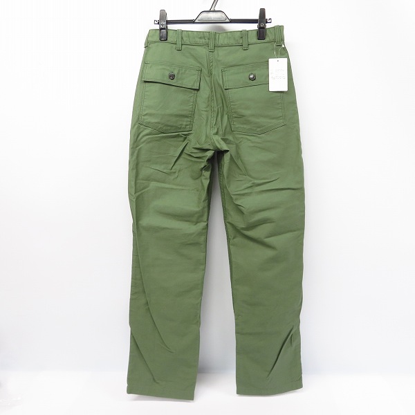 実際に弊社で買取させて頂いた【未使用】DUBBLE WORKS/ダブルワークス ARMY サテン ミリタリーパンツ/30の画像 1枚目