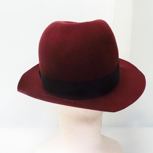 実際に弊社で買取させて頂いたCA4LA×HARRIS ELLIOTT/カシラ×ハリス・エリオット RUDEBOY 日本製 中折ウールハットの画像 3枚目