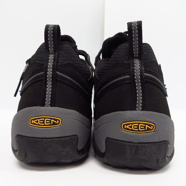 実際に弊社で買取させて頂いたKEEN/キーン  防水 ローカット スティーンズ ウォータープルーフ シンセティック 1022749 BK/MG/27の画像 1枚目