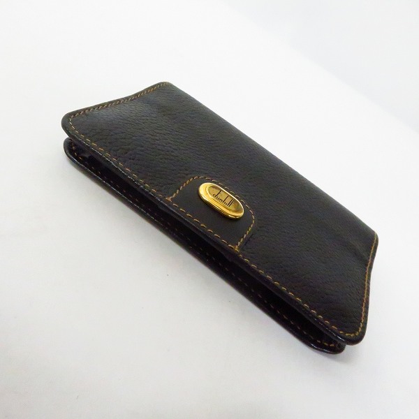 実際に弊社で買取させて頂いたdunhill/ダンヒル レザー 名刺入れ/カードケースの画像 2枚目