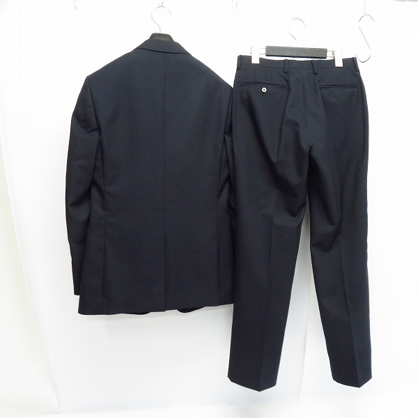 実際に弊社で買取させて頂いたEDIFICE/エディフィス ストライプ 2Bスーツ セットアップ/44の画像 1枚目