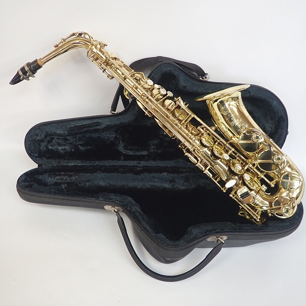実際に弊社で買取させて頂いた★SELMER/セルマー アルトサックス SA80/Super Action 80 SERIE Ⅱ/シリーズ2 彫刻有り 57万台 ハードケース付