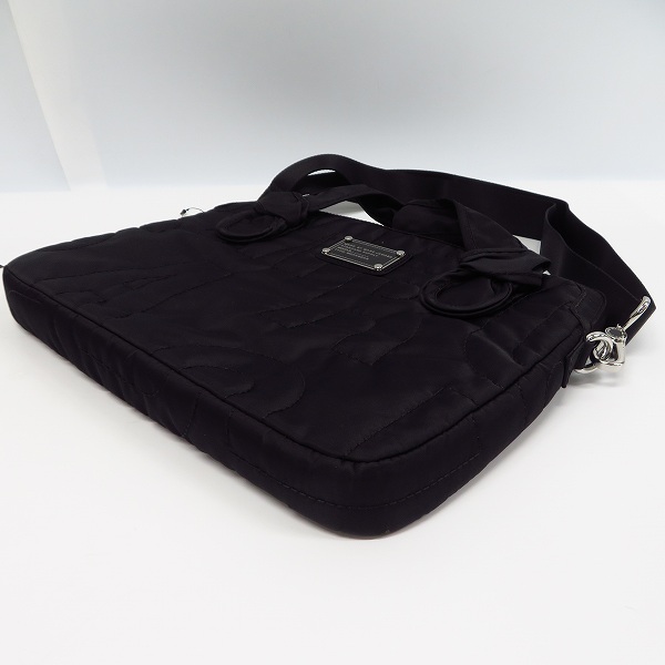 実際に弊社で買取させて頂いた【未使用】MARC BY MARC JACOBS/マークバイマークジェイコブス 2WAY PCケース/ブリーフケース ブラック M6PE004の画像 2枚目