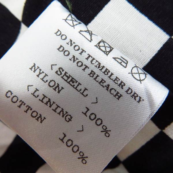 実際に弊社で買取させて頂いたCRIMIE/クライミー  裏地チェック ナイロン ミリタリー MA-1ジャケット C1E5-JK17/Mの画像 5枚目